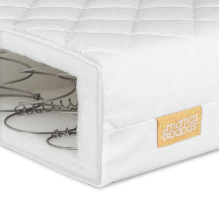 Mamas & Papas Harwell 4 Piece Set with Cot Bed, Mattress, Fitted Sheets & Mattress Protector