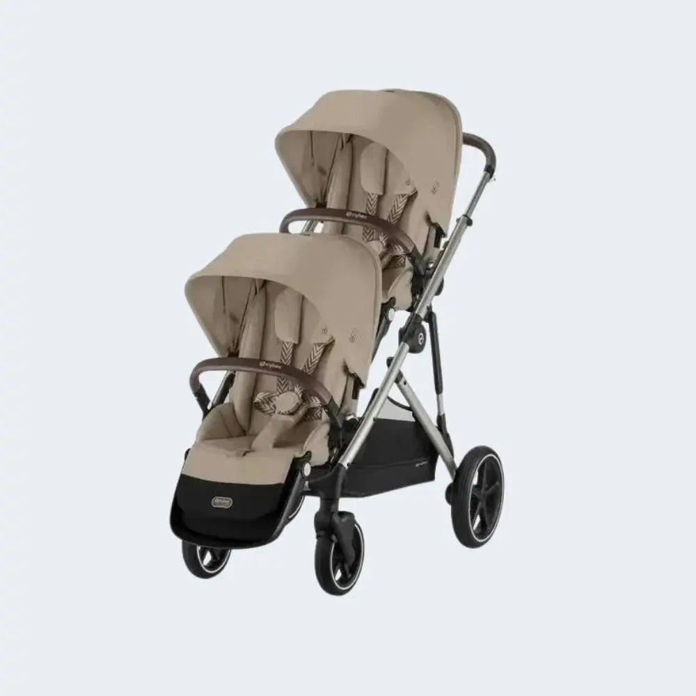 Cybex Gazelle S Stroller + Second Seat Double Pram