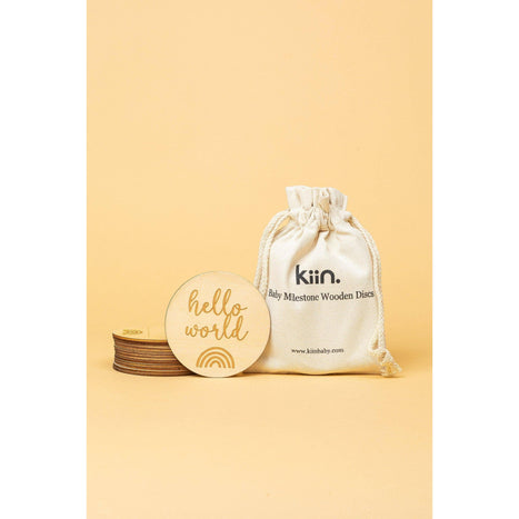 Kiin Baby Baby Milestone Wooden Discs