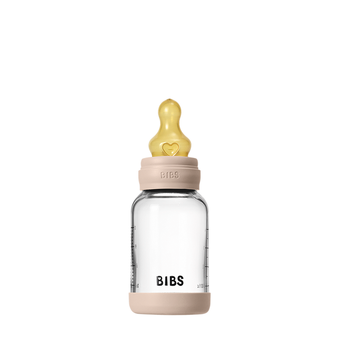 Baby Glass Bottle Set 120ml Latex - Blush