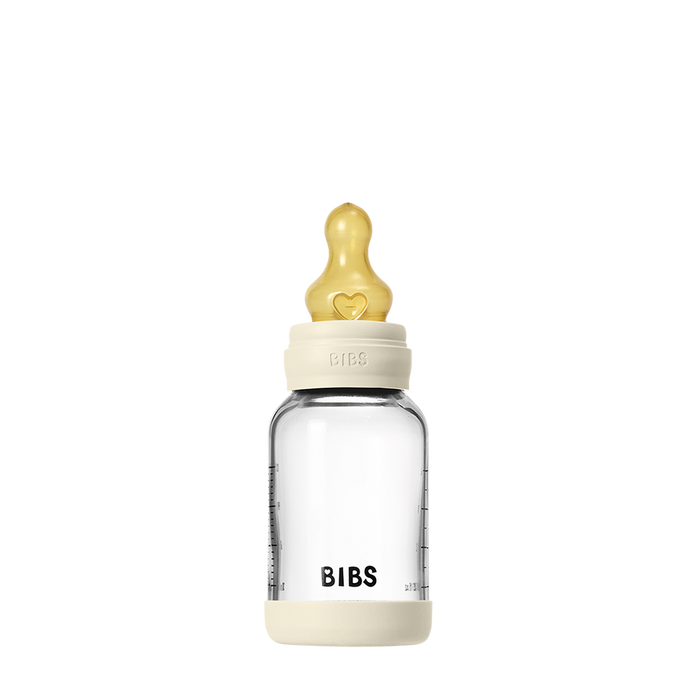 Baby Glass Bottle Set 120ml Latex - Ivory