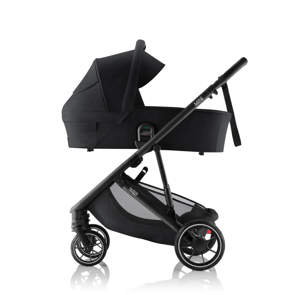 Britax Mini Stroller + Mini Bassinet - Raven Black