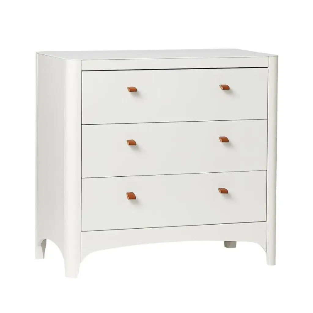 Leander Classic Cot, Chest & Mattress Nursery Package - Whitewash
