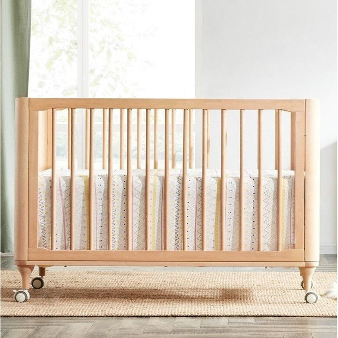 Little Riders Ellaboora Baby Cot 4 in 1 Premium Beach Wood With Mattress