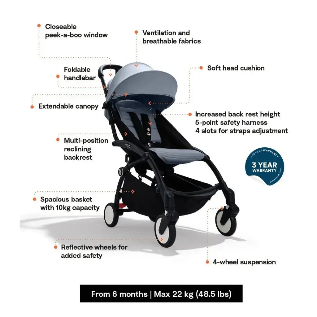 Stokke YOYO3 Pram with Bassinet Bundle