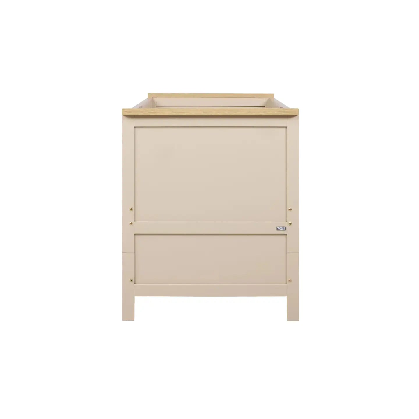 Tutti Bambini Misha Cot + Mattress - Mushroom & Golden Oak