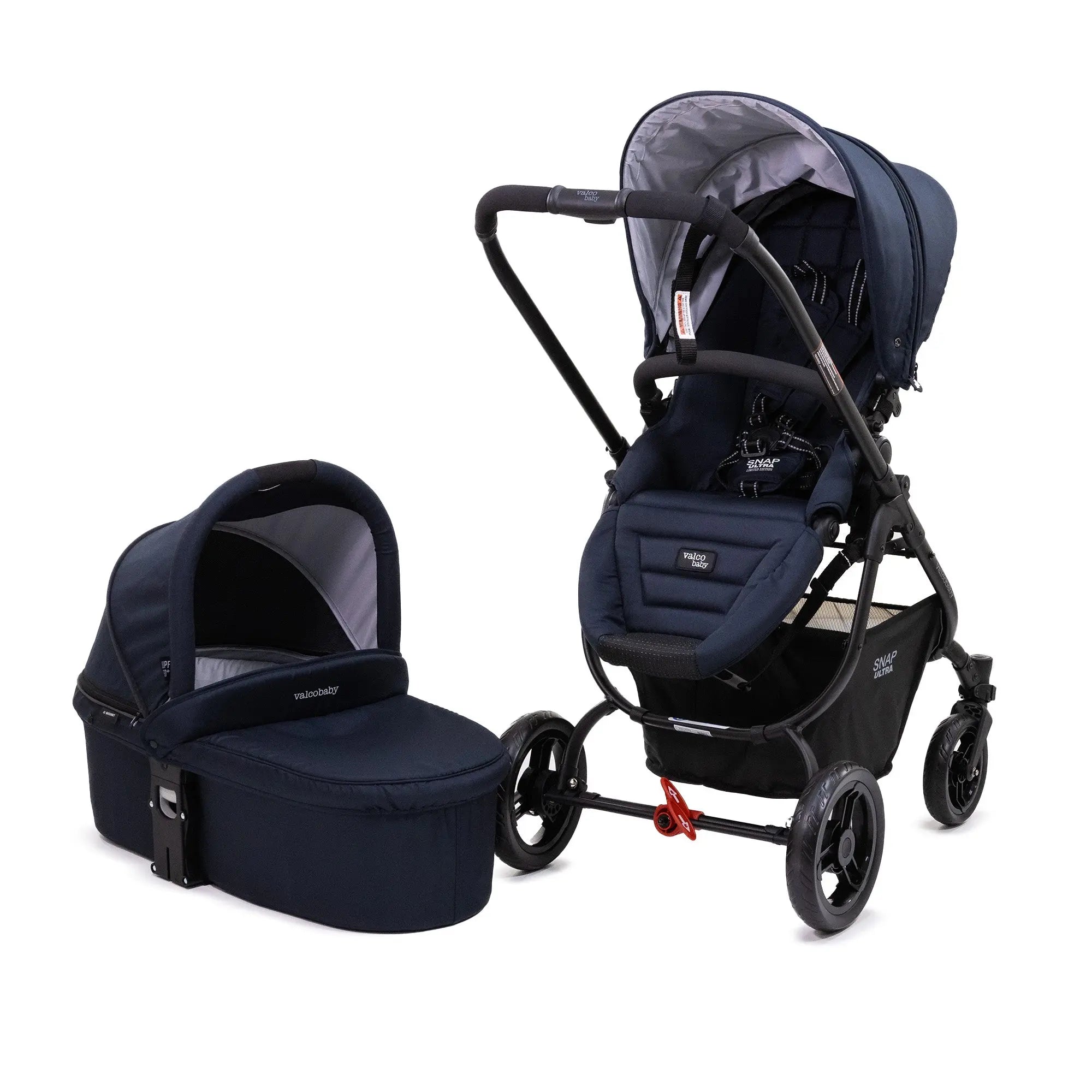 Valco Baby Snap Ultra P + Bassinet - Navy