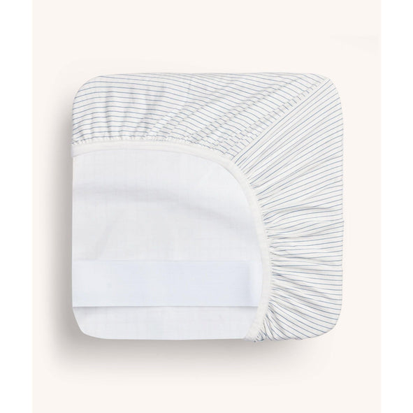 2-in-1 Waterproof Fitted Sheet Midnight Stripe