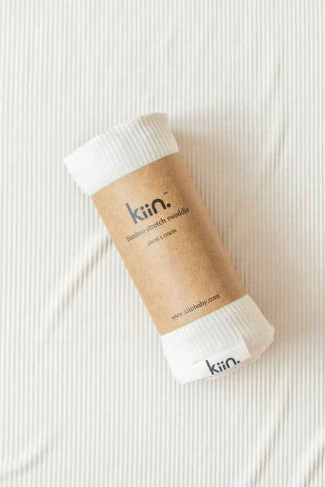 Kiin Baby Bamboo Stretch Swaddle - Ivory