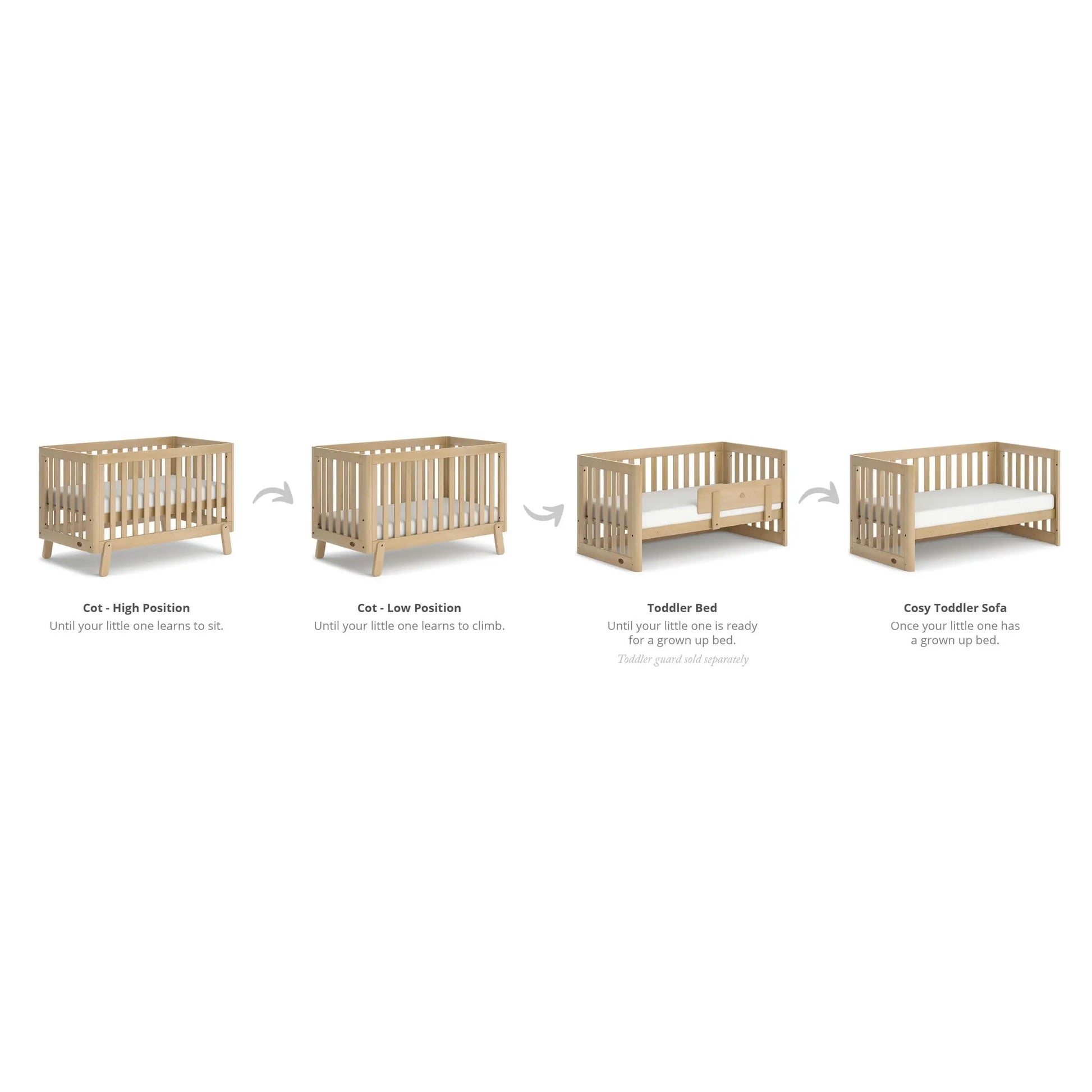 Boori Turin Cot Bed Package