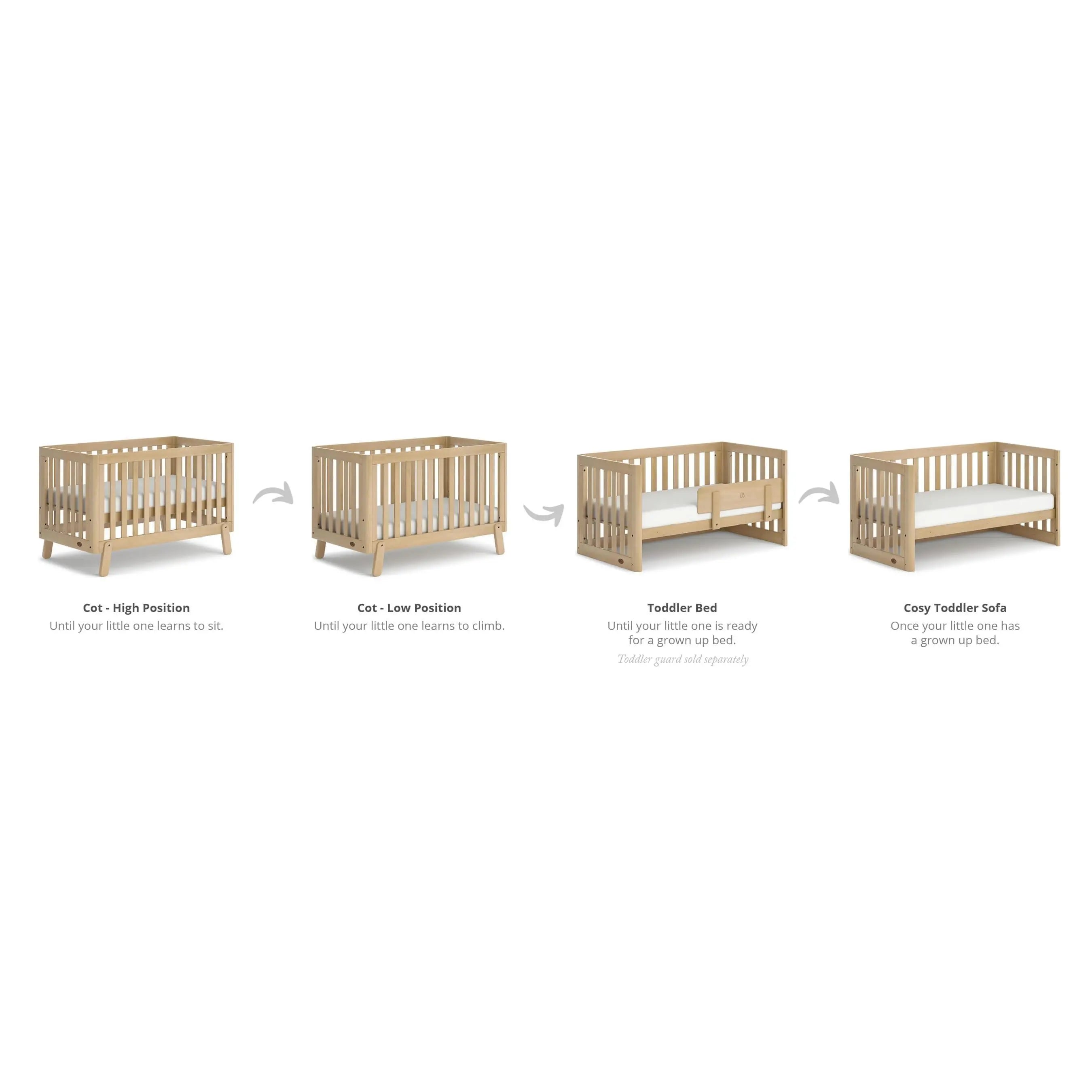 Boori Turin Cot Bed Package