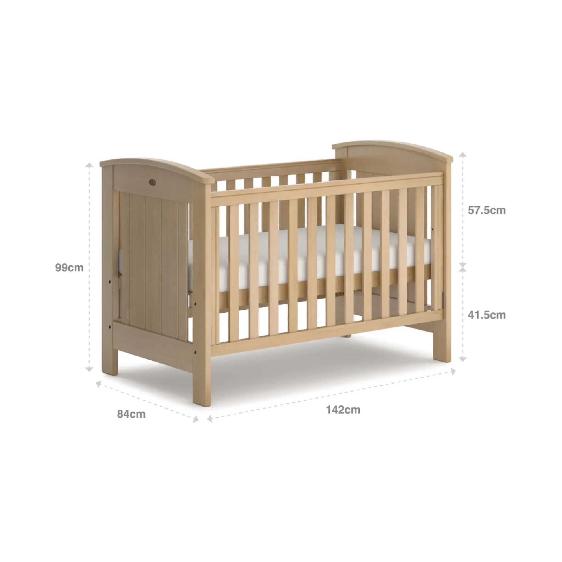 Boori Casa Cot Bed (Dropside)-Nursery Furniture - Cots-Baby Little Planet