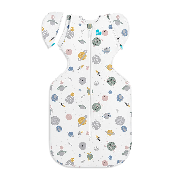 Love to Dream Swaddle Up Transition Bag Lite 0.2 Tog Space Print - Designer Collection