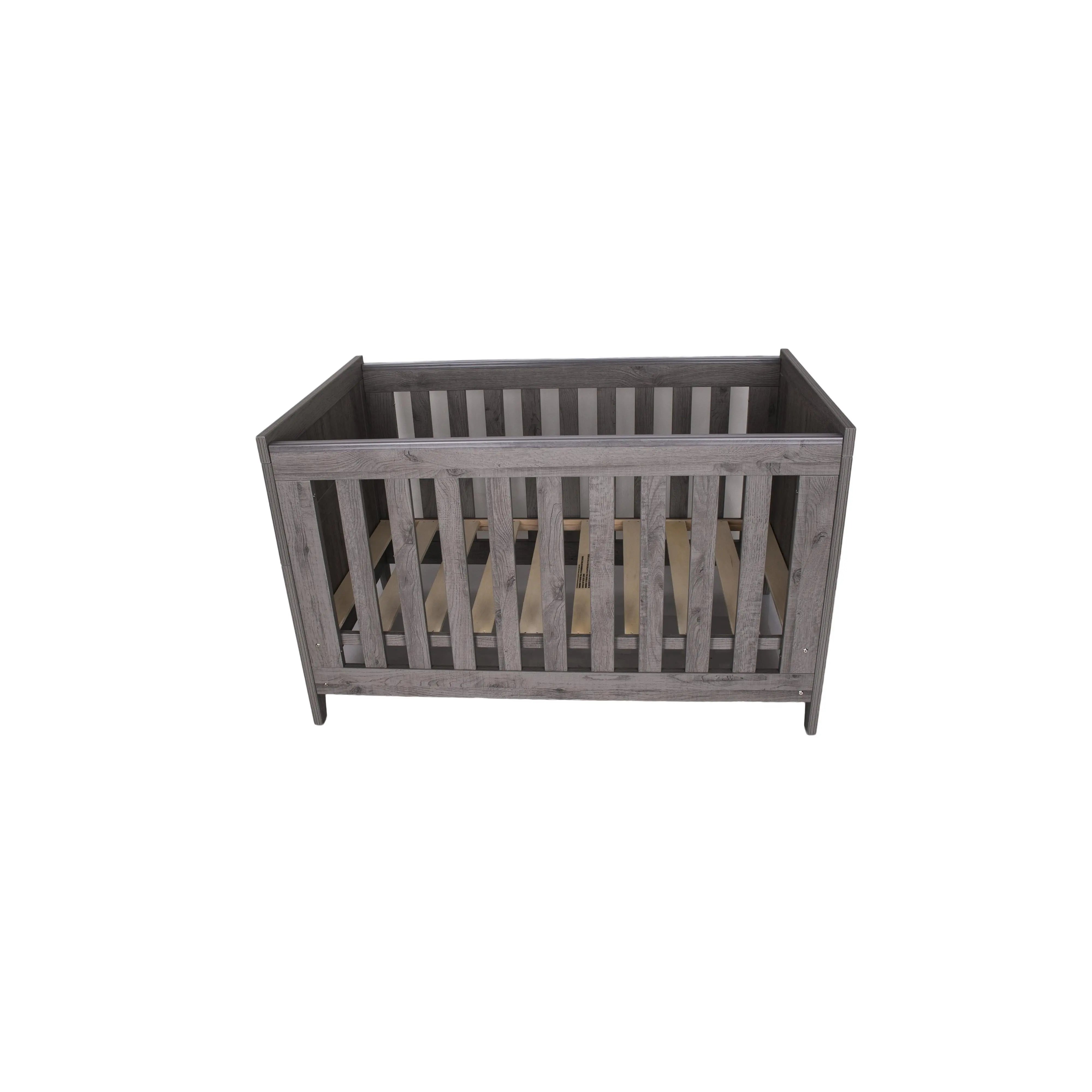 Love N Care Lyon Cot, Dark Grey-Nursery Furniture - Cots-Love n Care | Baby Little Planet