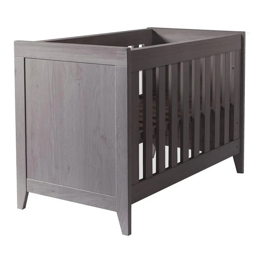 Love N Care Lyon Cot, Dark Grey-Nursery Furniture - Cots-Baby Little Planet