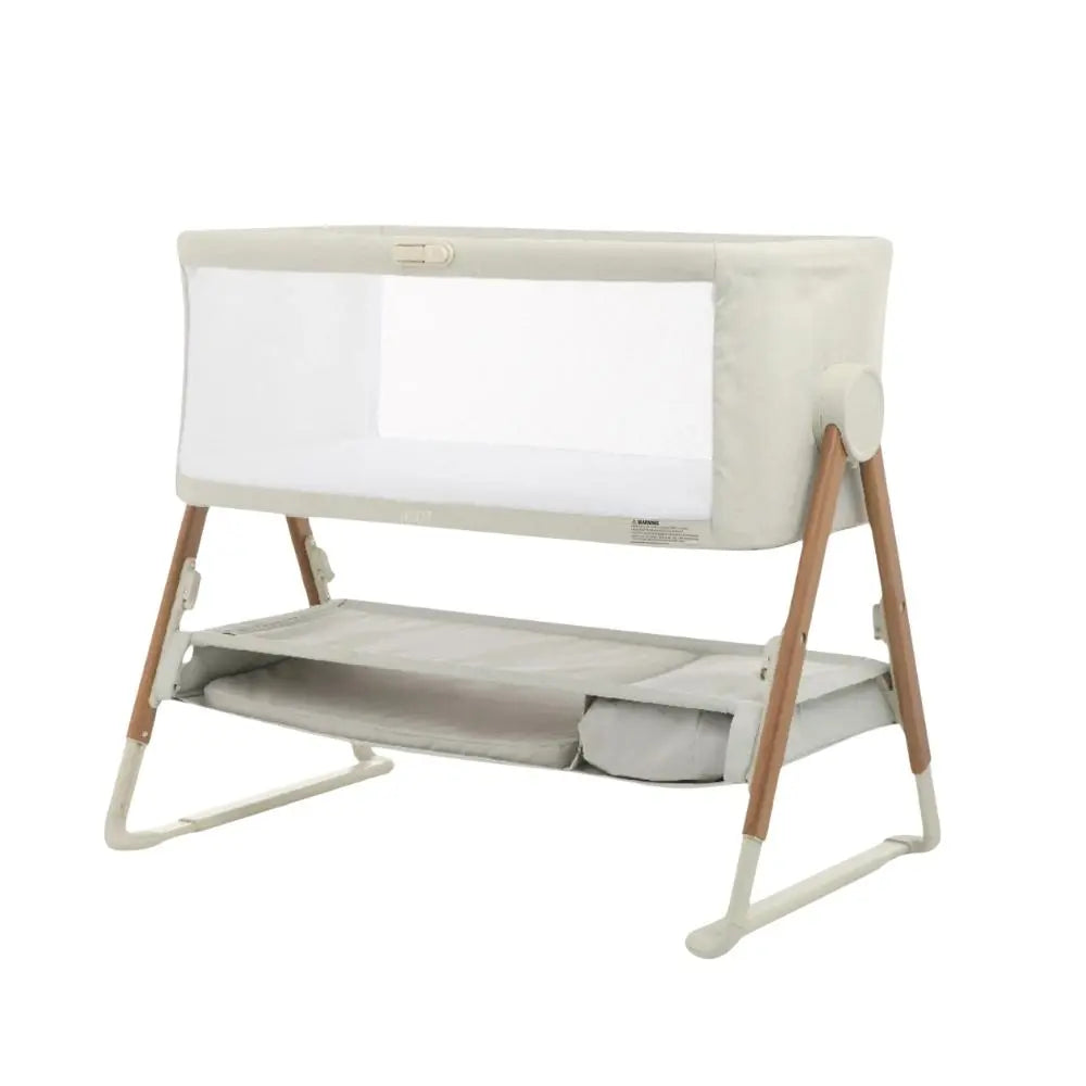 Mamas & Papas Lua V2 Bedside Cot  - Fawn  