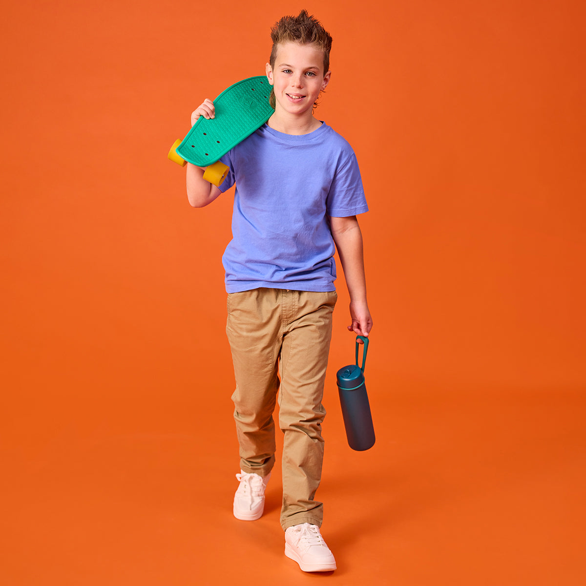 690mL insulated flip top bottle - sea glass