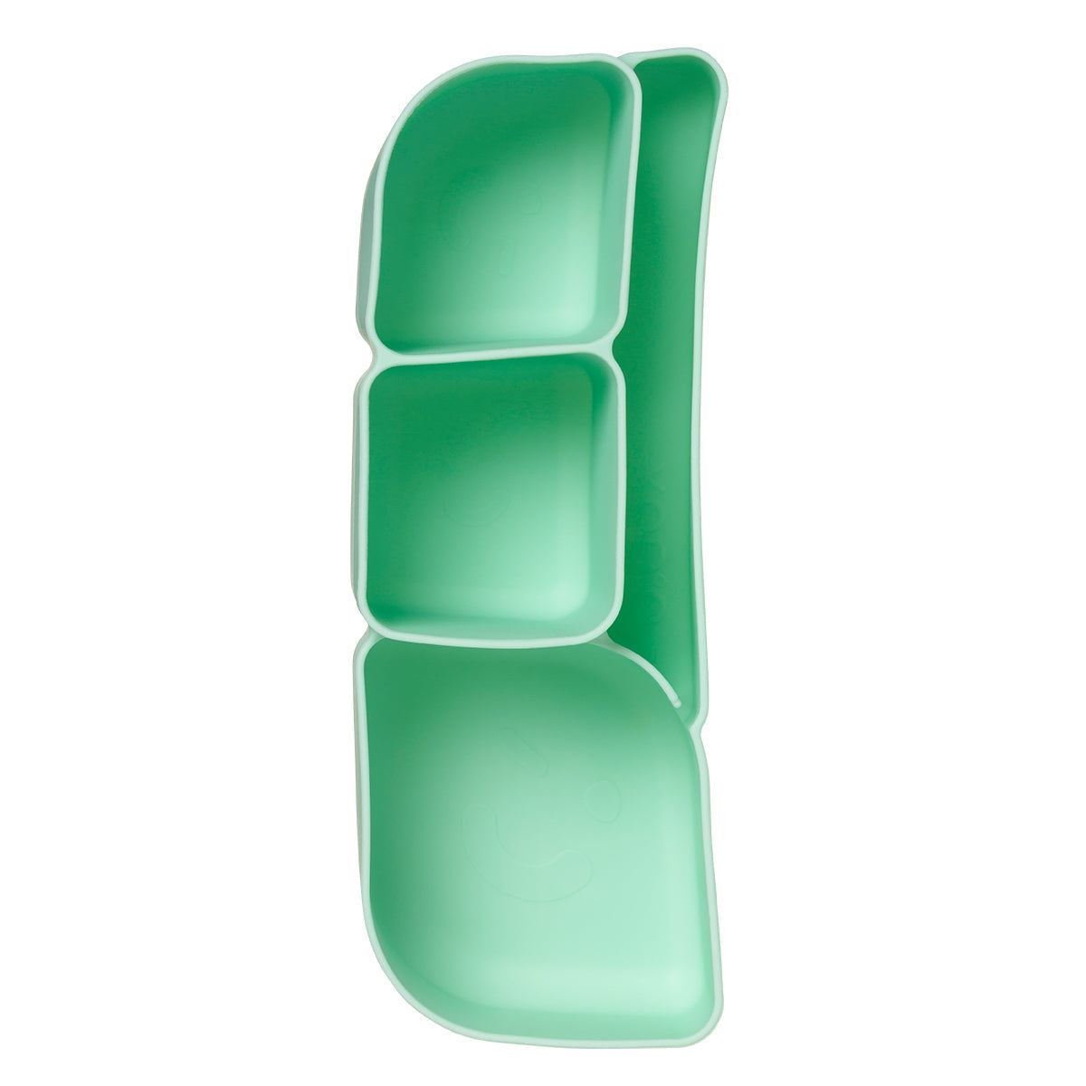 silicone bento tray - lunchbox - forest