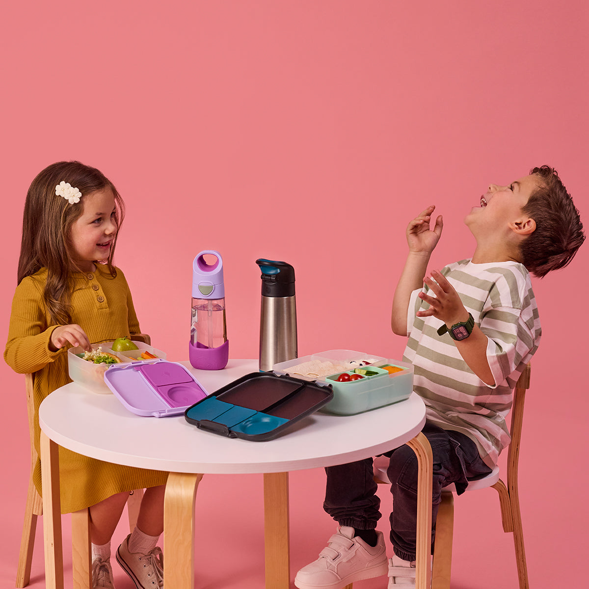 silicone bento tray - lunchbox - forest