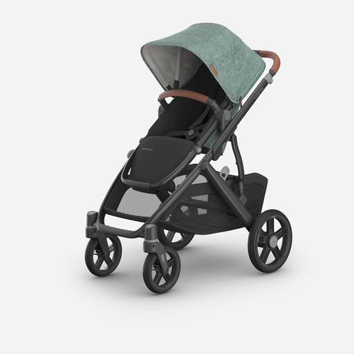 UPPAbaby Vista V3 Stroller with Bassinet - Gwen Edition (Green Melange)