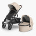 UPPAbaby Vista V2 Stroller & Bassinet Travel System - Liam (Oat Melange) - Enhanced Suspension, Breathable Seat, Reflective Safety