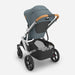 UPPAbaby Vista V3 Travel System Pram with Bassinet - Callum (Stone Blue / Silver) - Smooth Ride, Enhanced Safety & Breathable Comfort