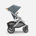 UPPAbaby Vista V3 Travel System Pram with Bassinet - Callum (Stone Blue / Silver) - Smooth Ride, Enhanced Safety & Breathable Comfort