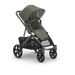 UPPAbaby Vista V3 Travel System with Bassinet - Evelyn Meadow Green | Graphite Frame, Chestnut Leather