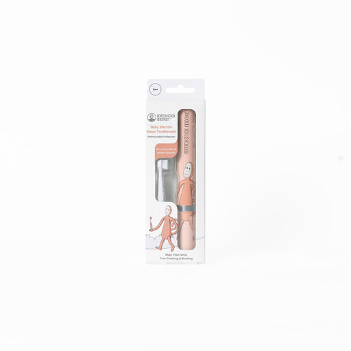 Matchstick Monkey Baby Sonic Dusty Pink Toothbrush