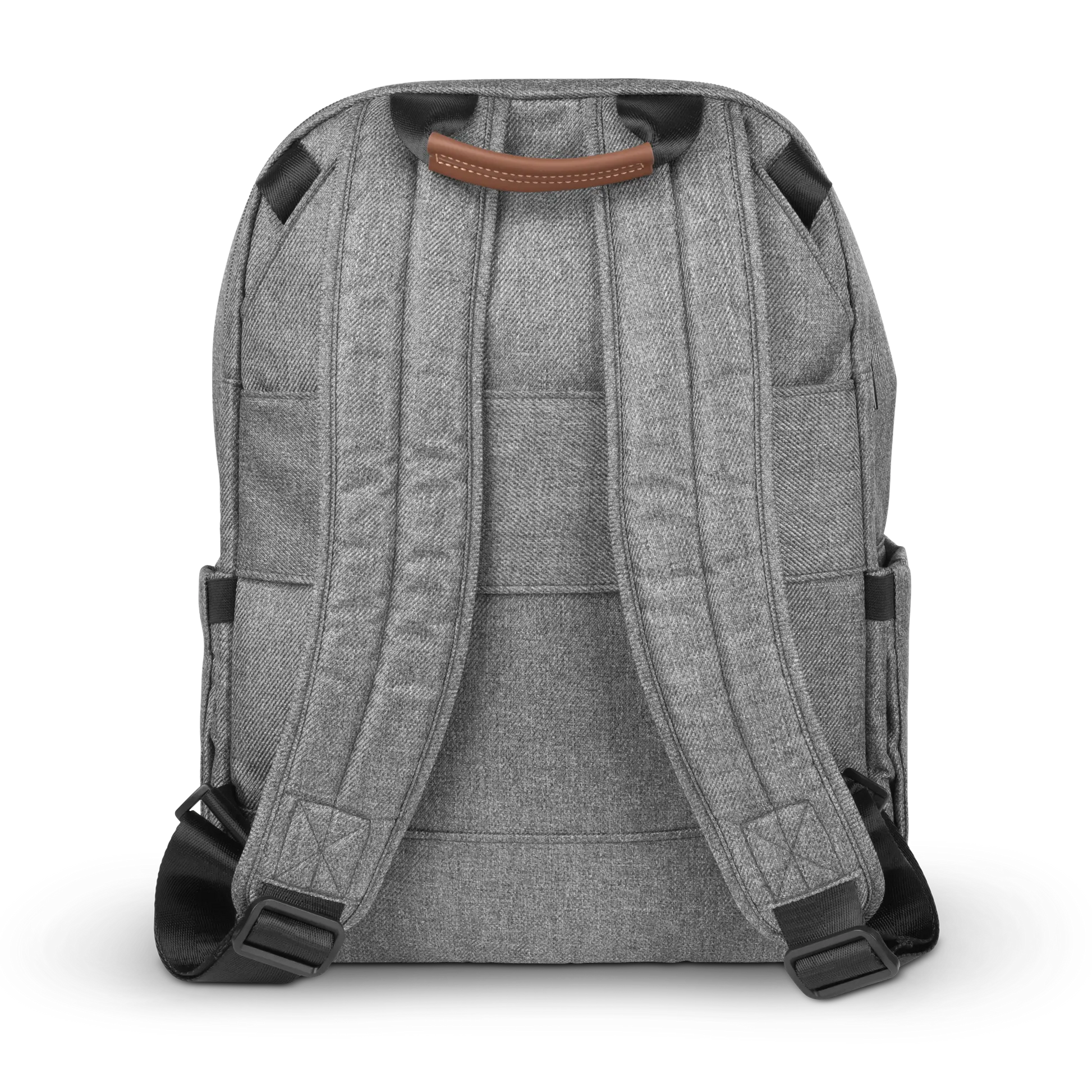 UPPAbaby Nappy Bag Pro Greyson (grey melange/saddle leather)
