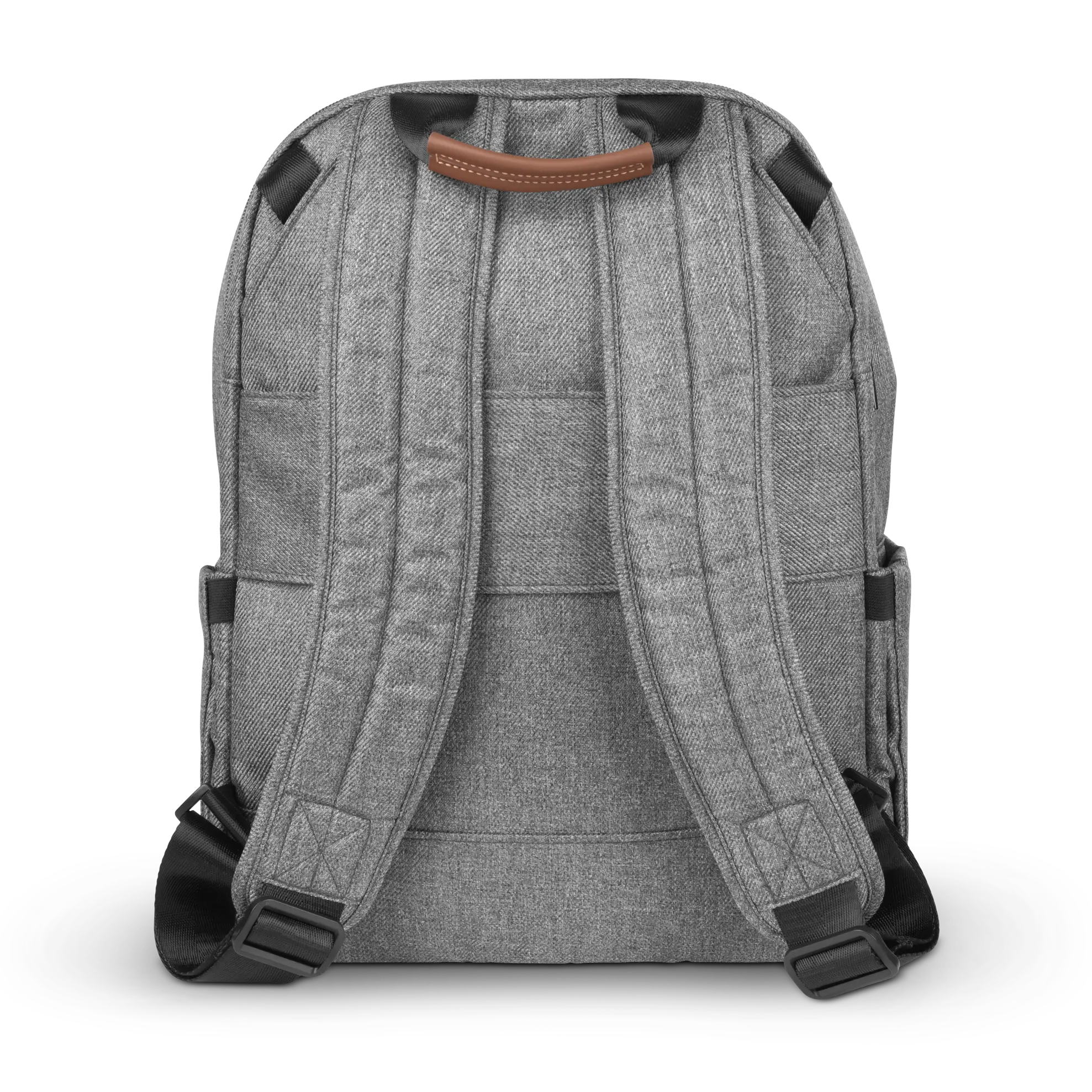 UPPAbaby Nappy Bag Pro Greyson (grey melange/saddle leather)