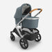 UPPAbaby Vista V3 Travel System Pram with Bassinet - Callum (Stone Blue / Silver) - Smooth Ride, Enhanced Safety & Breathable Comfort