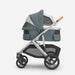 UPPAbaby Vista V3 Travel System Pram with Bassinet - Callum (Stone Blue / Silver) - Smooth Ride, Enhanced Safety & Breathable Comfort