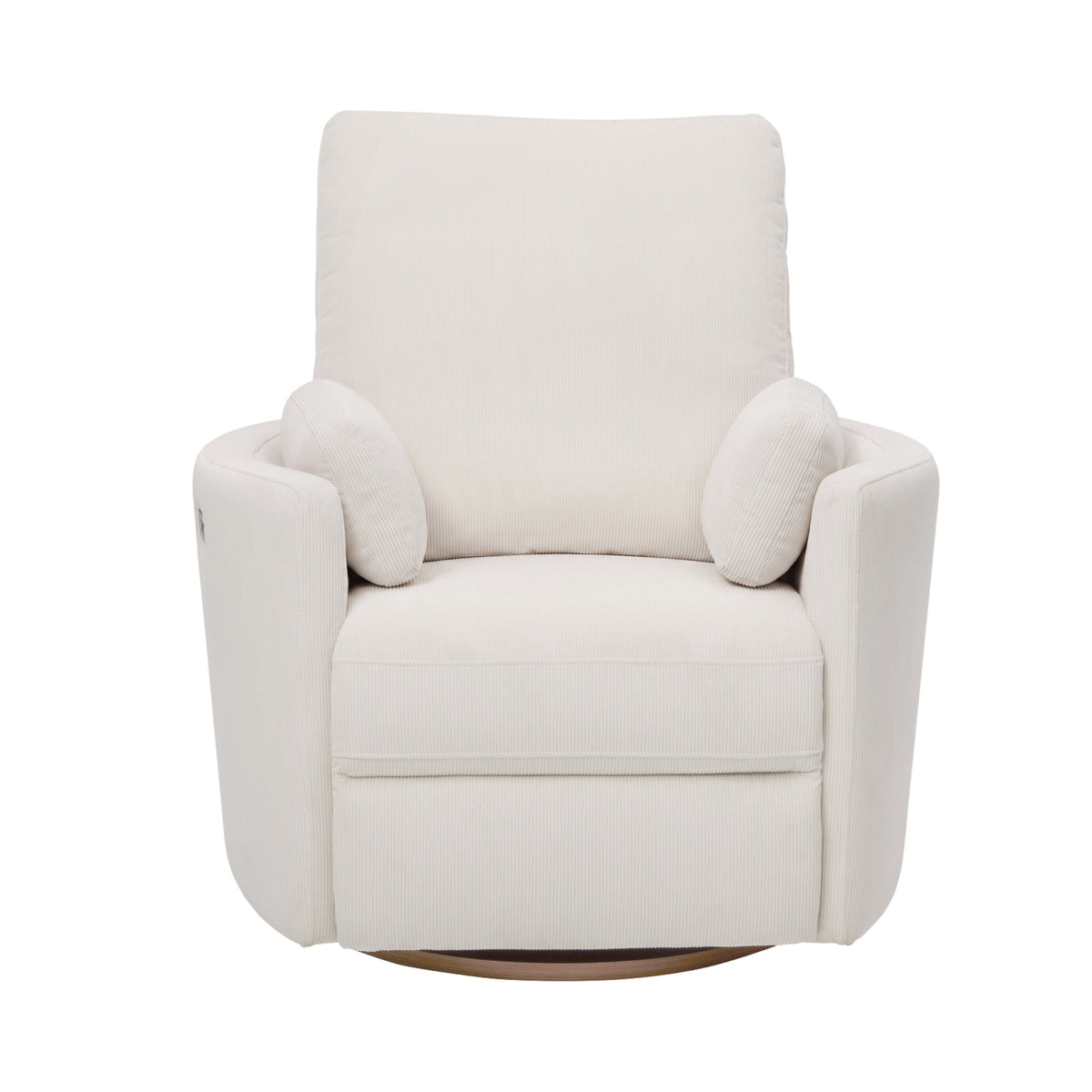 il Tutto Lola Coconut Corduroy feeding chair – supportive cushioned seat for nursing