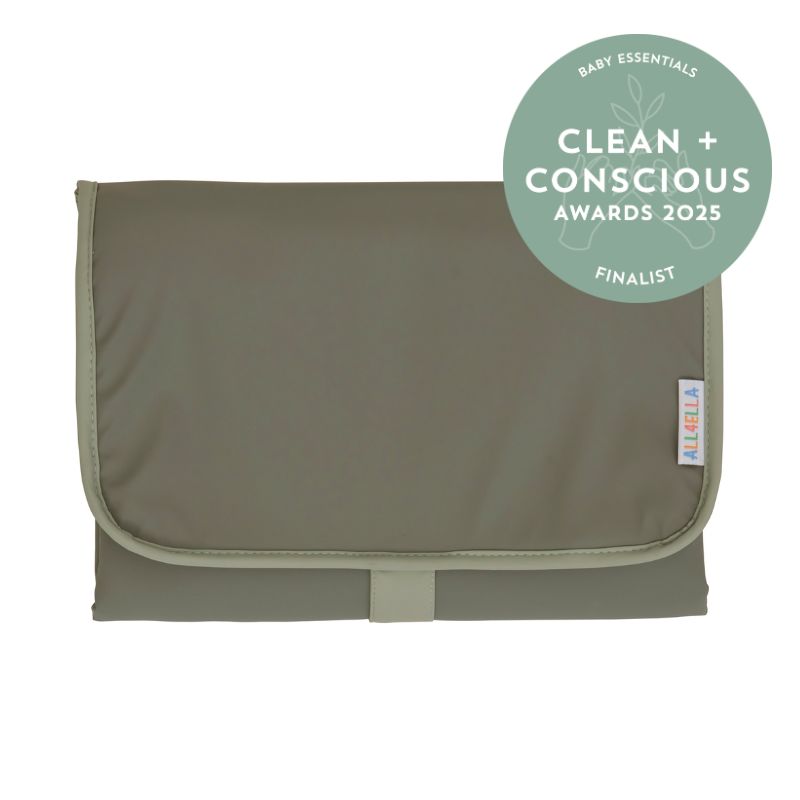 Recycled changing wallet - Sage