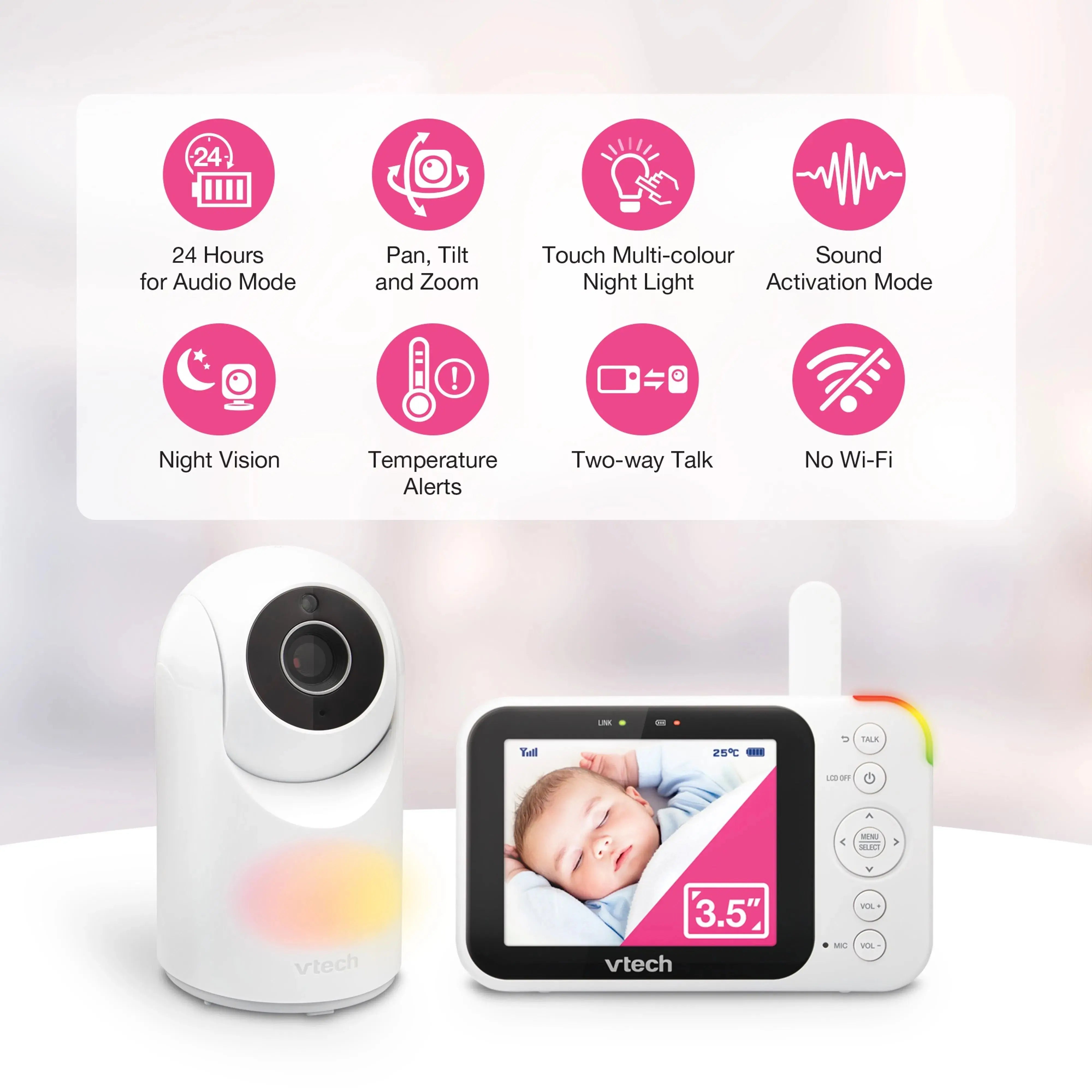 VTech Video & Audio Monitor BM3900N 2-Camera