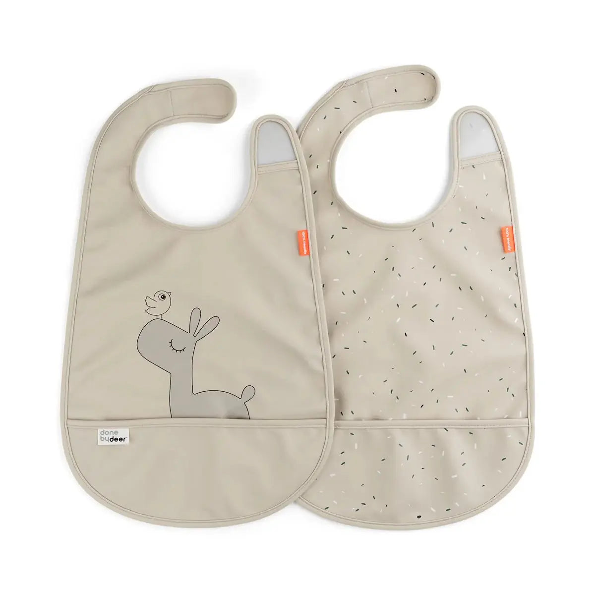 Done by Deer Bib with Velcro 2 Pack  