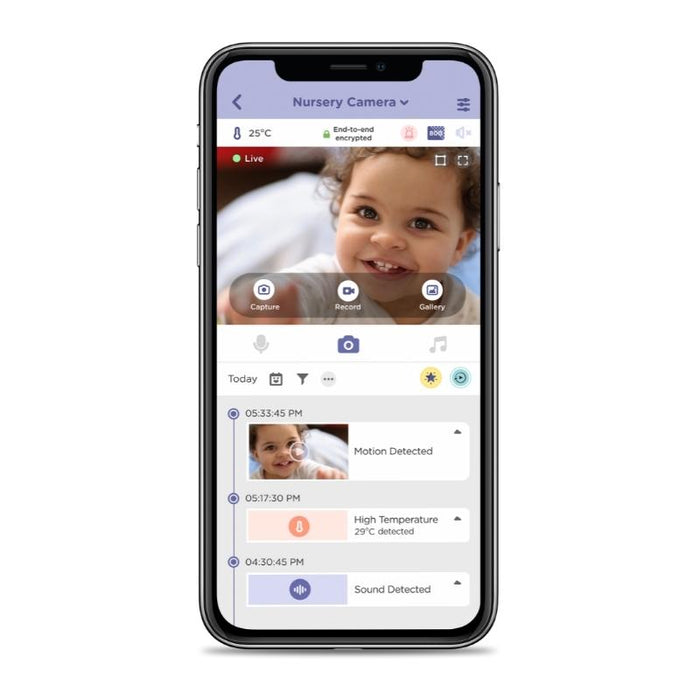 OBH36T 5" Smart HD Touchscreen Premium Baby Monitor