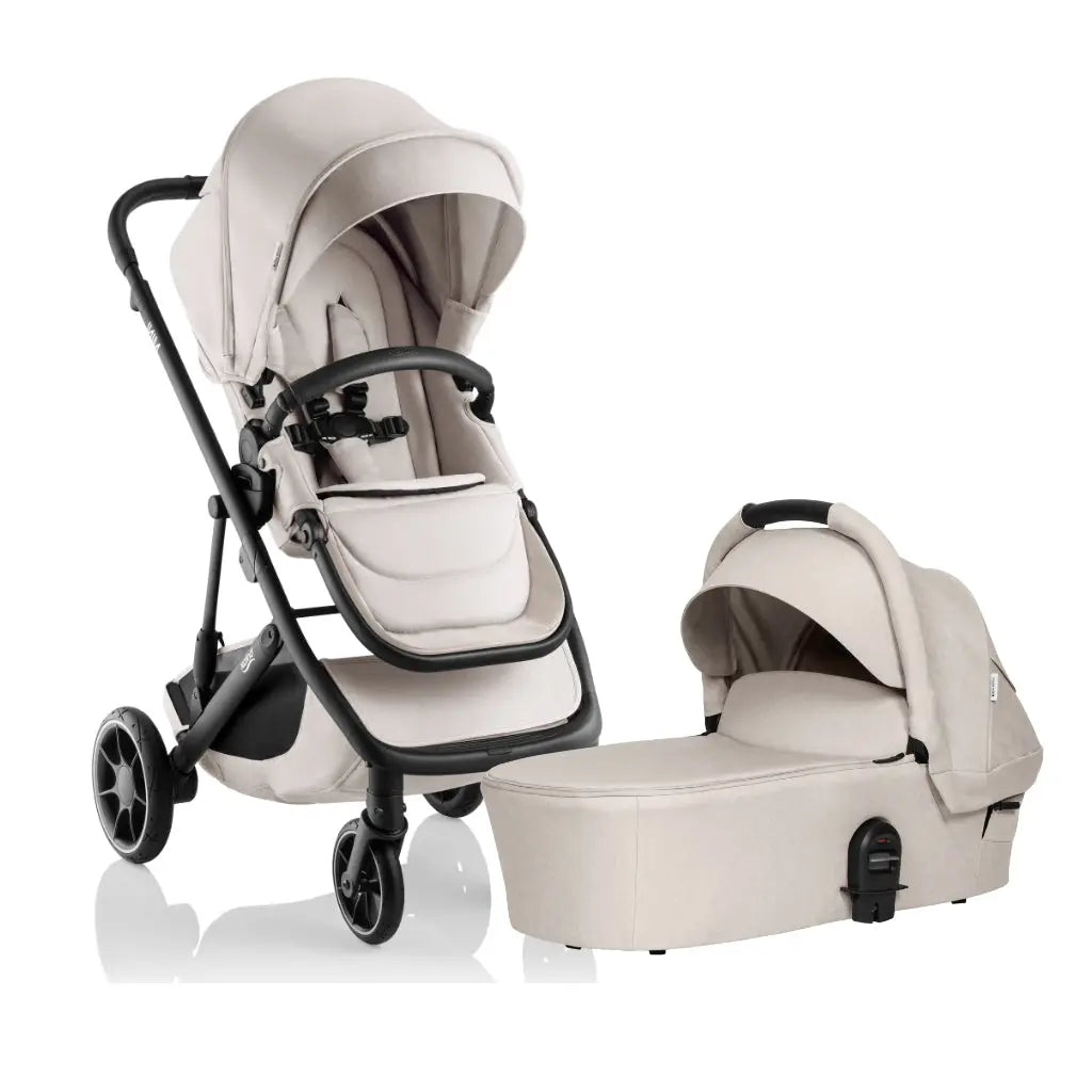 britax bassinet attachment Britax Mini Stroller + Mini Bassinet - Dune Taupe