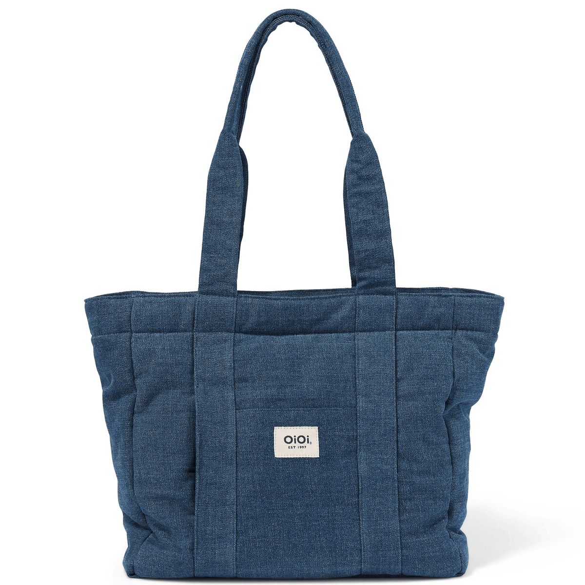 OiOi Everyday Tote nappy bag in Denim