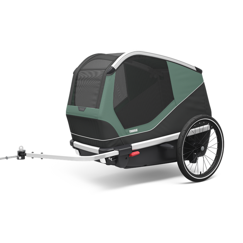 Thule Bexey L large dog bike trailer in Hazy Green