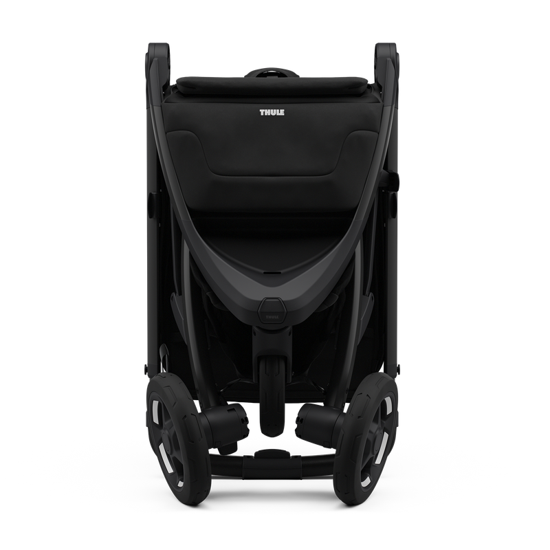 Thule Spring 2 stroller Black on Black, canopy extended