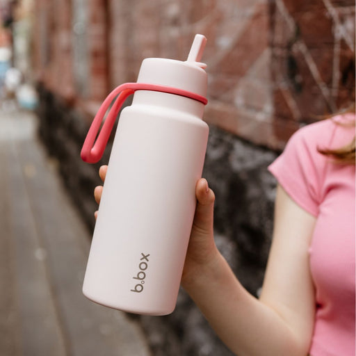Insulated Flip Top 1 Litre Bottle - pink paradise