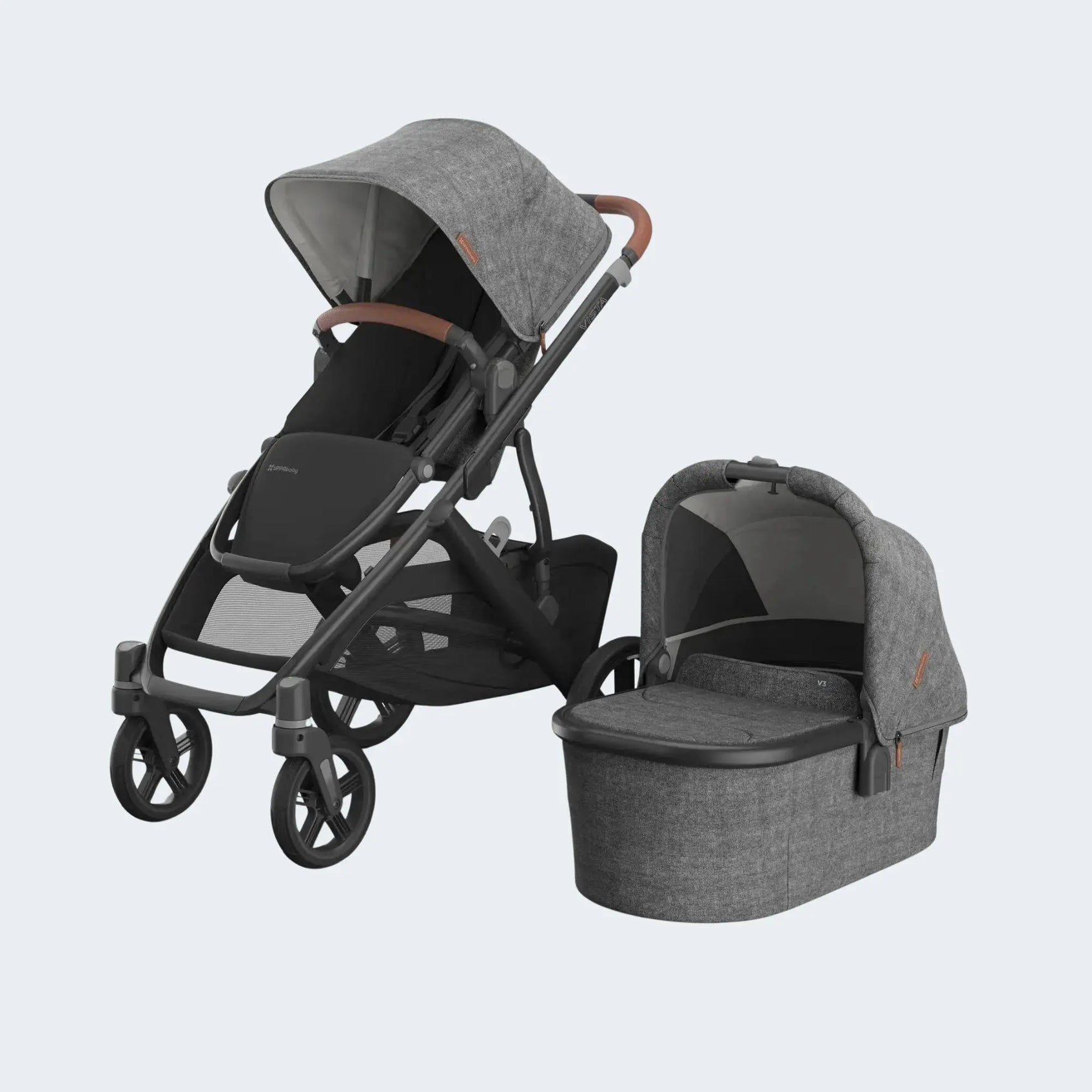 Uppababy Vista V3 Pram With Bassinet