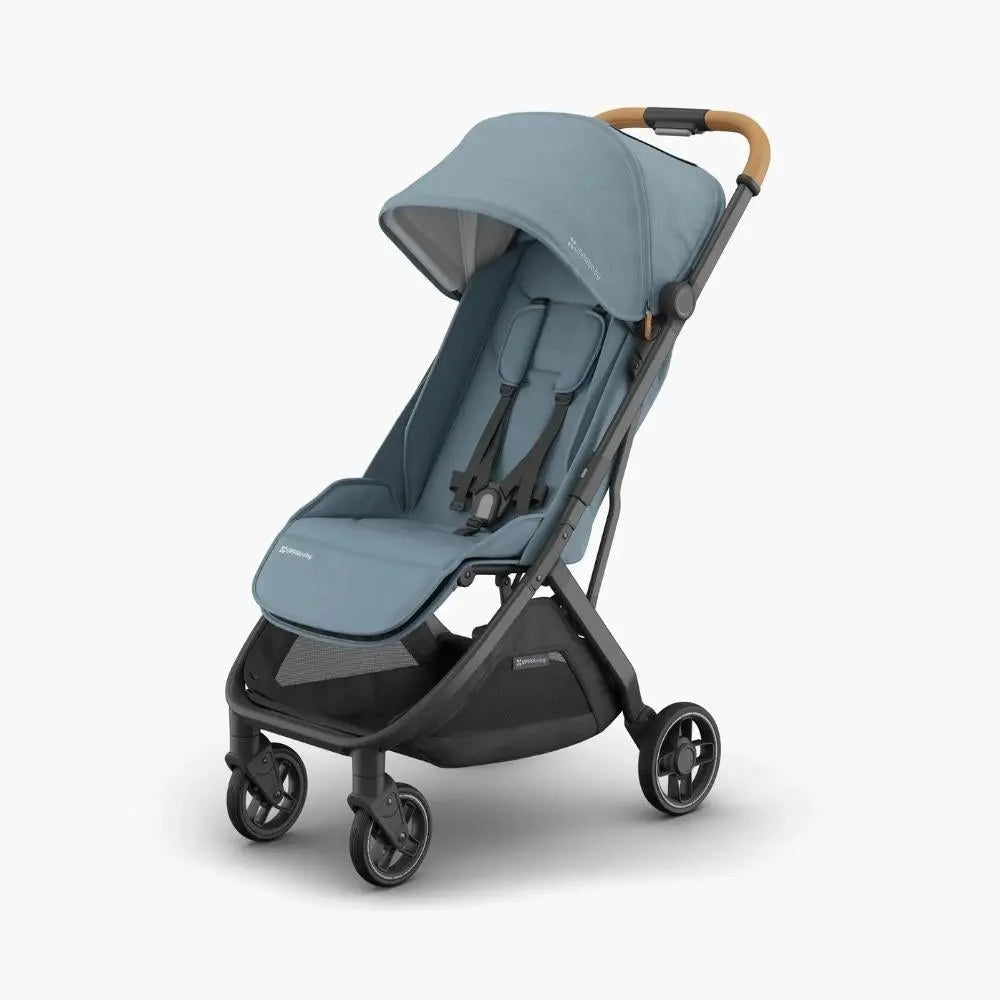 UPPAbaby Minu V3 Stroller - Dillan (Blue/Carbon/ Sand Leather)  