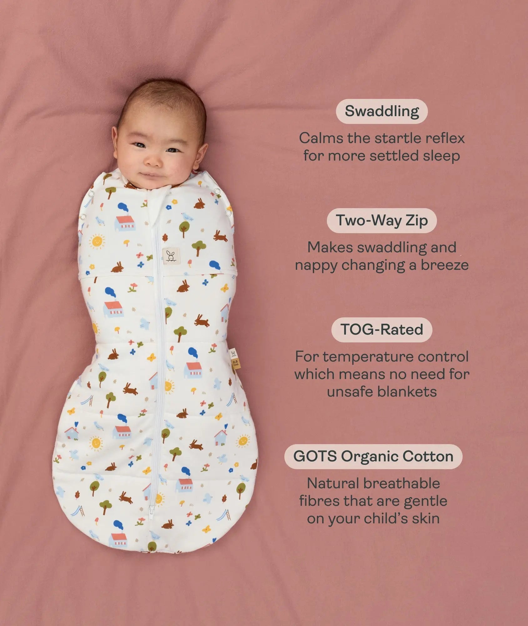 Cocoon Swaddle Bag 2.5 TOG Daydream
