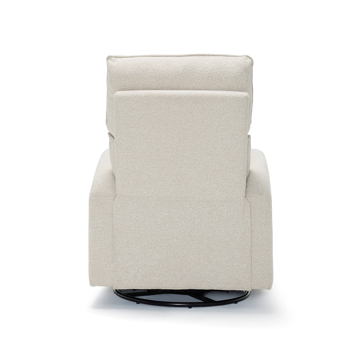 Harlow Electric Nursery Chair Oat shown reclined