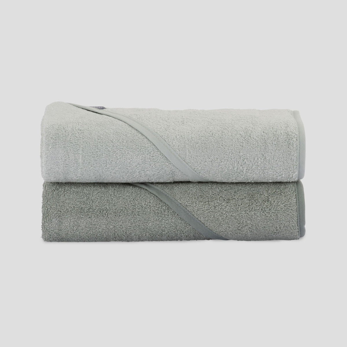 Little Bamboo Turtle Bay hooded towels folded