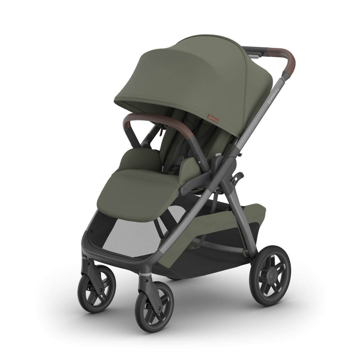 UPPAbaby Kona Evelyn with the sunshade extended
