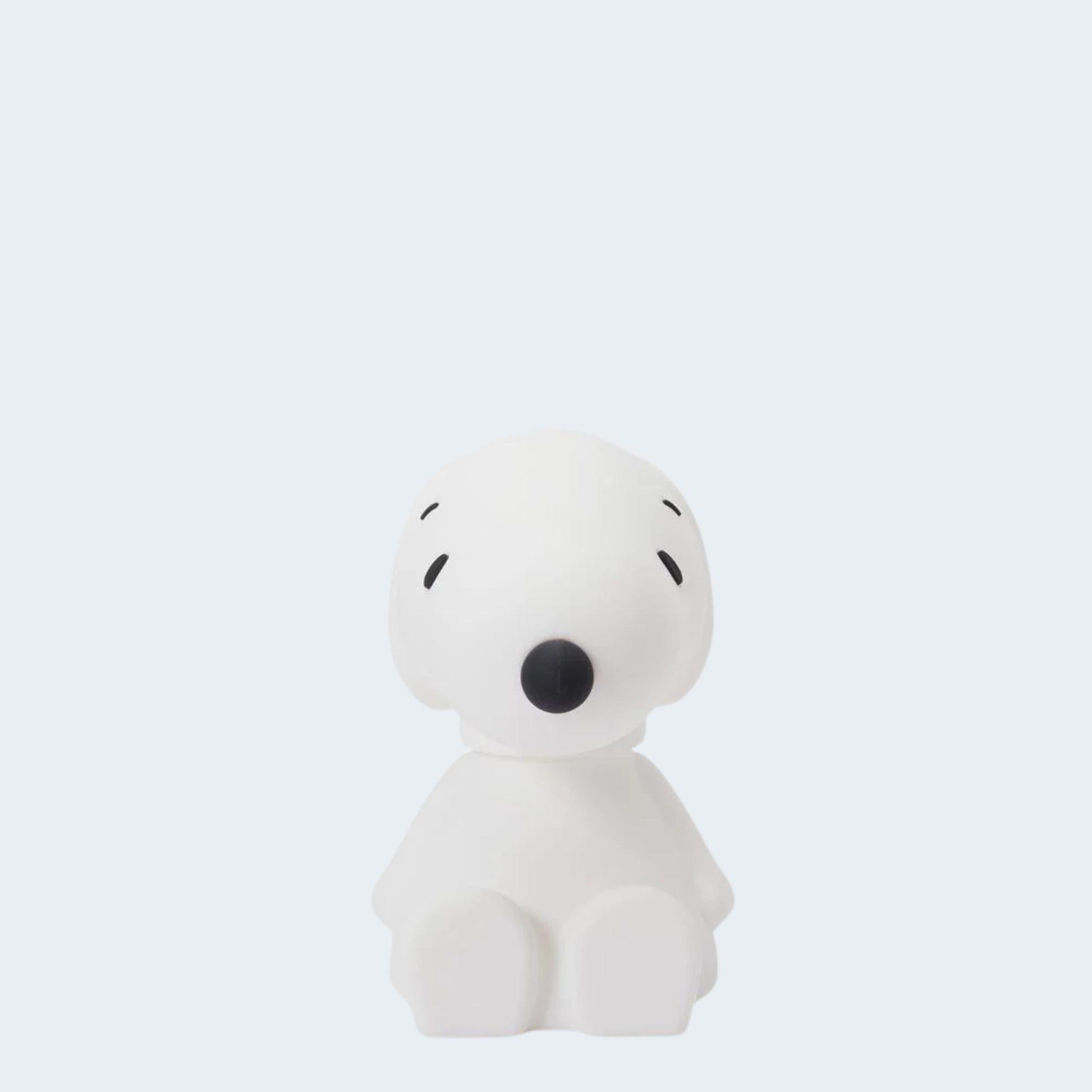 Mr Maria Snoopy First Light rechargeable silicone night lamp — front view on white